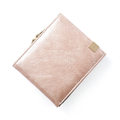 Ultra simple Korean Style Fashion Short Wallet Women Solid Color Money Clip Retro Burnished Leather Bi