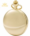 2017 SEWOR Top Brand New Fashion Gold Roman Numbers Dial Reflective Color Mens Pocket Watch C193