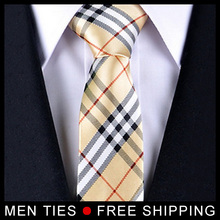 Spring New Style Men ties For Business Gifts Classic men s Neckties font b Chequers b
