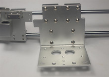 Reprap Prusa i3 3D printer aluminum alloy all metal dual extruder X carriage X end idler