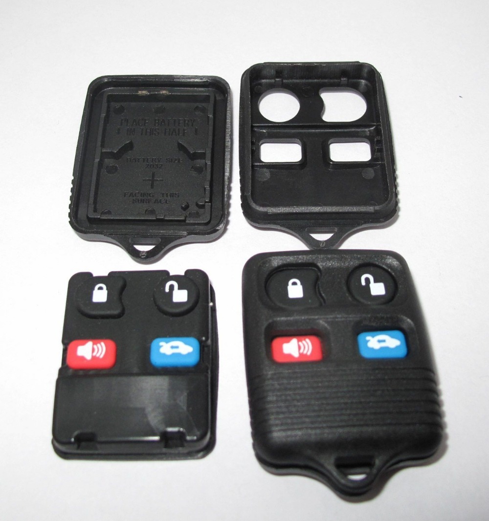 Ford transit connect 3 button remote alarm key fob case #4