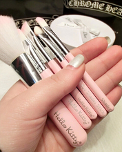 7PC Set Hello Kitty Brand Cosmetic Brush Set Makeup Kit Beauty kabuki Brushes Face Care maquiagem