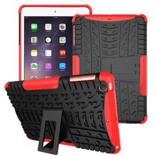 ShockProof Case For Ipad mini 1 2 3 PC Rubber Multifunction Stand Cover Case for Ipad