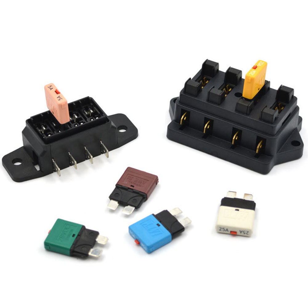 5 30A Blade Car Rally Auto Resettable Manual Automatic Breaker Fuse