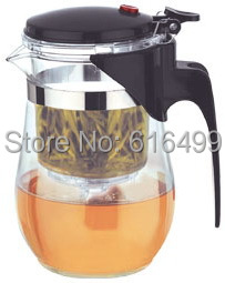 Wholesale 750ml Heat Resistant Glass Tea Pot Flower Tea Set Puer Teapot Coffee Pot High quality