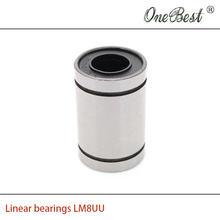 5Pcs/lot 3D printer accessories Linear bearings LM8UU (8x15x24mm) Wholesale outlets free shipping