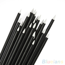 2016 Hot50Pcs Cosmetic Makeup Tool Disposable Eyeliner Liquid Wand Applicator Brush 8LD1