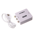 HDMI to 3RCA Mini Converter CVBS Composite HD Video AV Converter Adapter Connector HDMI2AV for TV