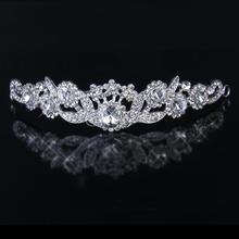 New 2014 Women’s Fashion Elegant Crystal Rhinestone Sunflower Crown Headband Veil Tiara Wedding Bridal Prom