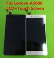For Lenovo A5000 LCD Display Touch Screen Digitizer Assembly repair replacement orignal parts white Wholesale