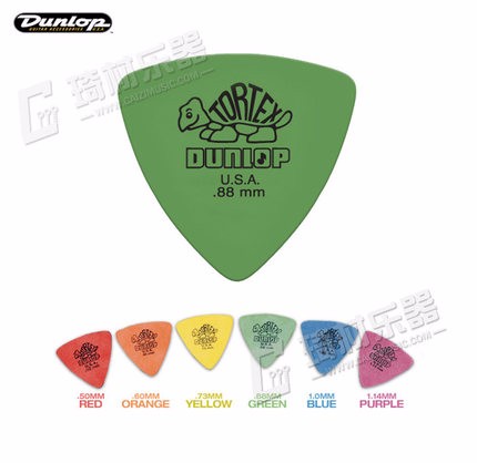 Description Picture 2 of itemDunlop Tortex Triangle Guitar Pick Plectrum Mediator