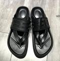 New 2017 leather men Flip Flops summer Platform men slippers shoe England men s beach sandals