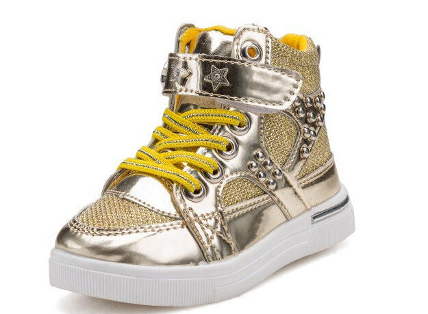 adidas high tops kids gold