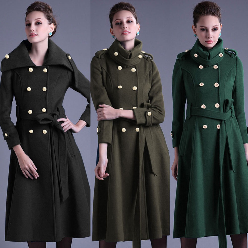 Popular Wool Blend Military Trench Coat-Buy Cheap Wool Blend