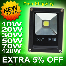 Free Shipping 85-265V 10W 20W 30W 50W 70w 120w Landscape Lighting IP65 waterproof  LED Flood Light Floodlight LED street Lamp