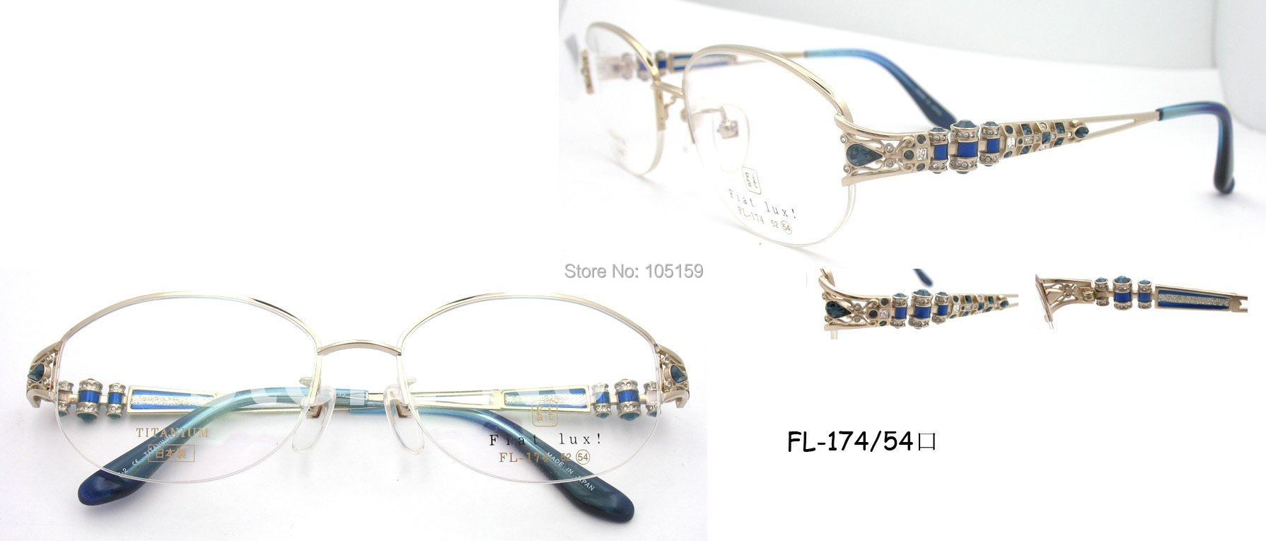 Brand Luxury glasses,Japan Original titanium optical ...