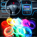 Universal 12V 10 Colors Flexible Neon Light Glow EL Wire Rope tape Cable Strip LED Neon