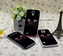 288Z Black cat back Hrad Style Case Cover for Samsung Galaxy S5 S4 S3 I9600 I9500