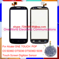 One World 1pcs lot Original Quality For Alcatel One Touch C5 5036D OT5036 OT5037D Touch Screen