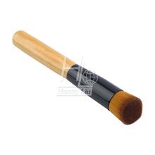 Professional Full Featured Foundation Makeup Brush Cream Flat Top Buffing Brush Cosmetic Makeup Basic Tool Wooden