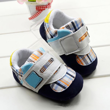 Plaid z baby shoes soft sole toddler shoes new fashion baby first walkers shoes