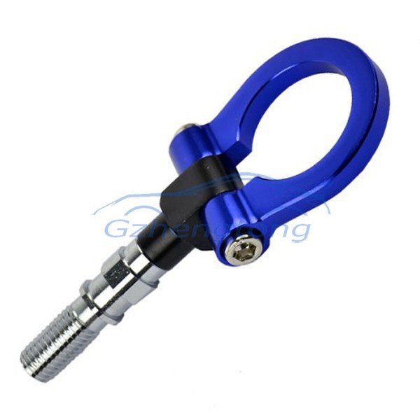 NEW Blue Aluminum Racing Screw Tow Hook Trailer Small Towing Bars for European Models Car (7)