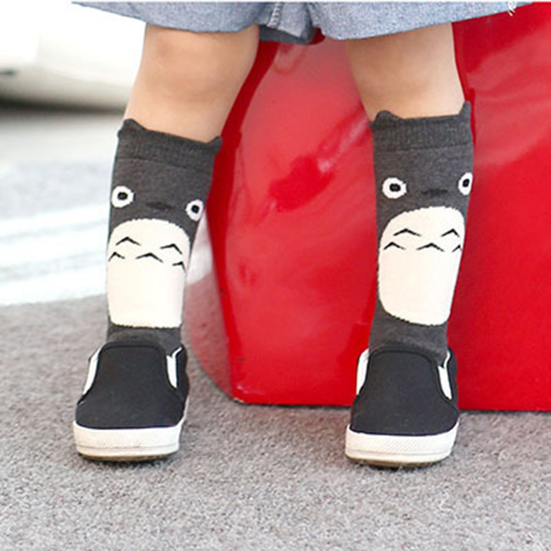Baby Cartoon Totoro Owl Baby Socks Cotton Knee