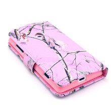 Artistic Chinese Painting Quality PU Flip Stand Cellphone Cover With Bill Cash Compartment For Nokia Lumia