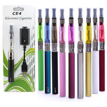 free shipping-eGO CE4 Electronic Cigarette Blister Pack 650mah 900mah 1100mah Rechargeable Battery 1.6ml atomizer charger