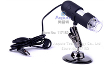 2014 New Arrival Microscope Camera 2 0MP 25 200X Measurement Software Black Handhold Measuring 8LED USB