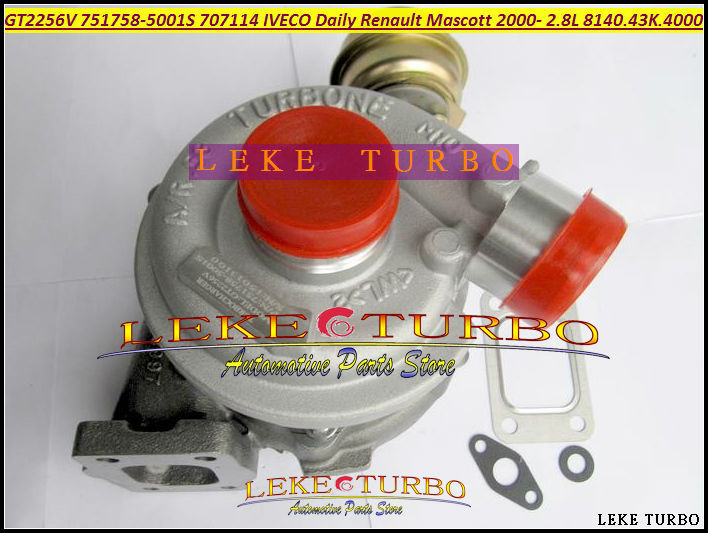 GT2256V 751758-5001S 707114-0001 TURBO For IVECO Daily Renault Mascott 2.8L 8140.43K.4000 146HP Turbocharger