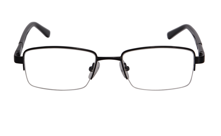 Quality Semi rimless Glasses Women Men Blue Light Protection Reading