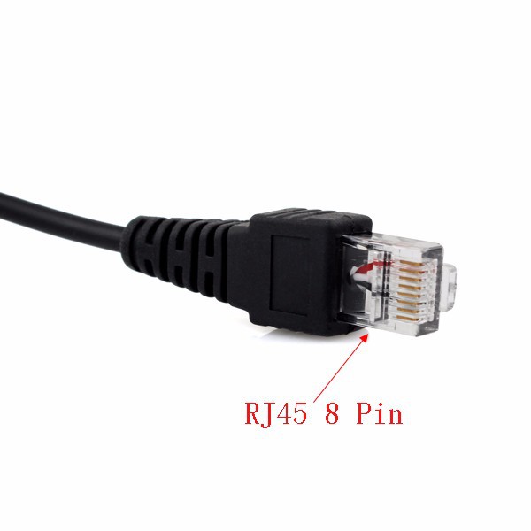 Hot RJ45 8 Pin USB Connector Programming Cable (6)