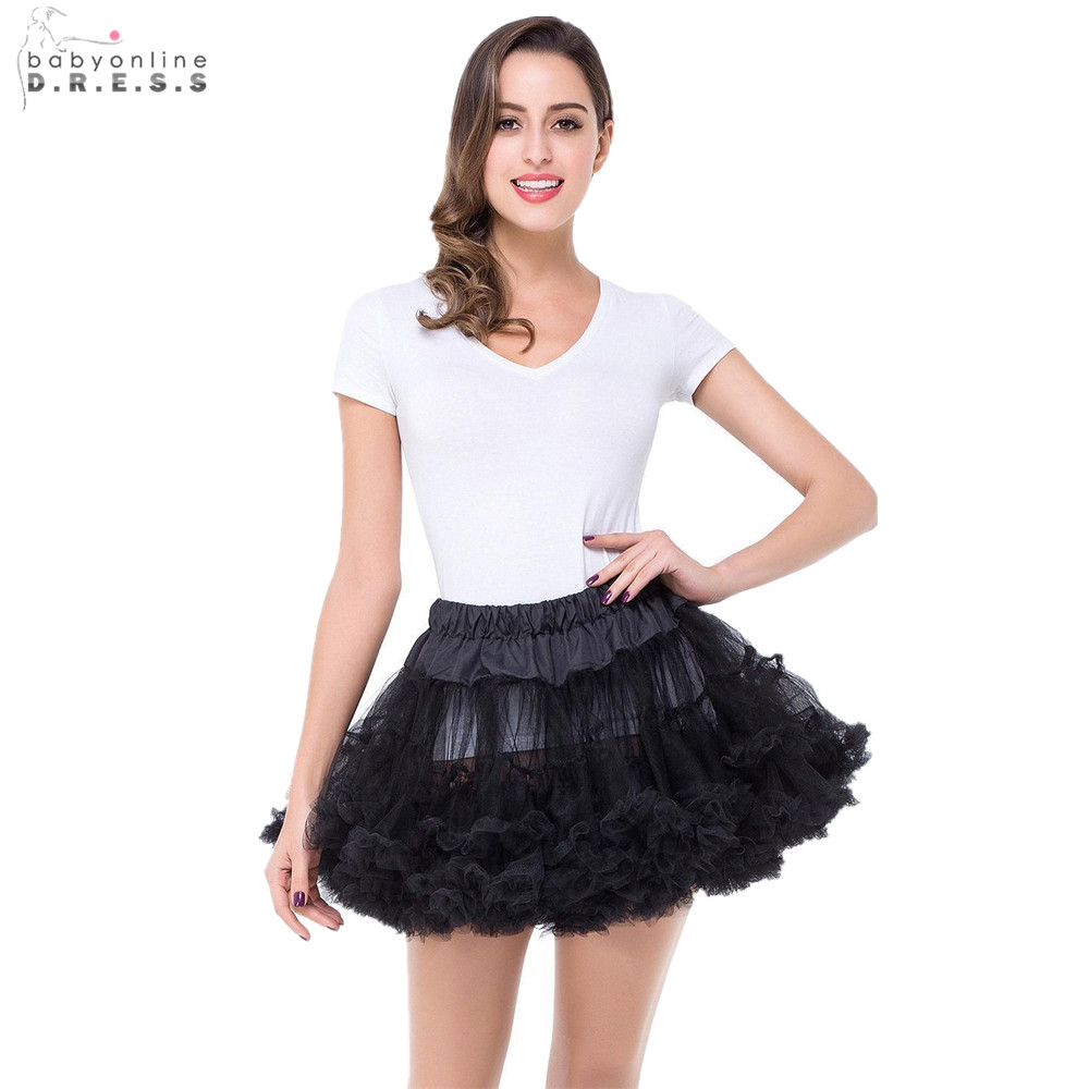 Wedding Plus Size Petticoat plus size petticoat promotion shop for promotional hot selling multi color petticoats tulle underskirt short skirts wedding dress crinoline jupon saia women skirt in stock
