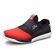 Fashion Casual Men Loafers Sneakers Red Soft Men Loafers Shoes Sport Shoes Breathable Comfortable Driving Shoes