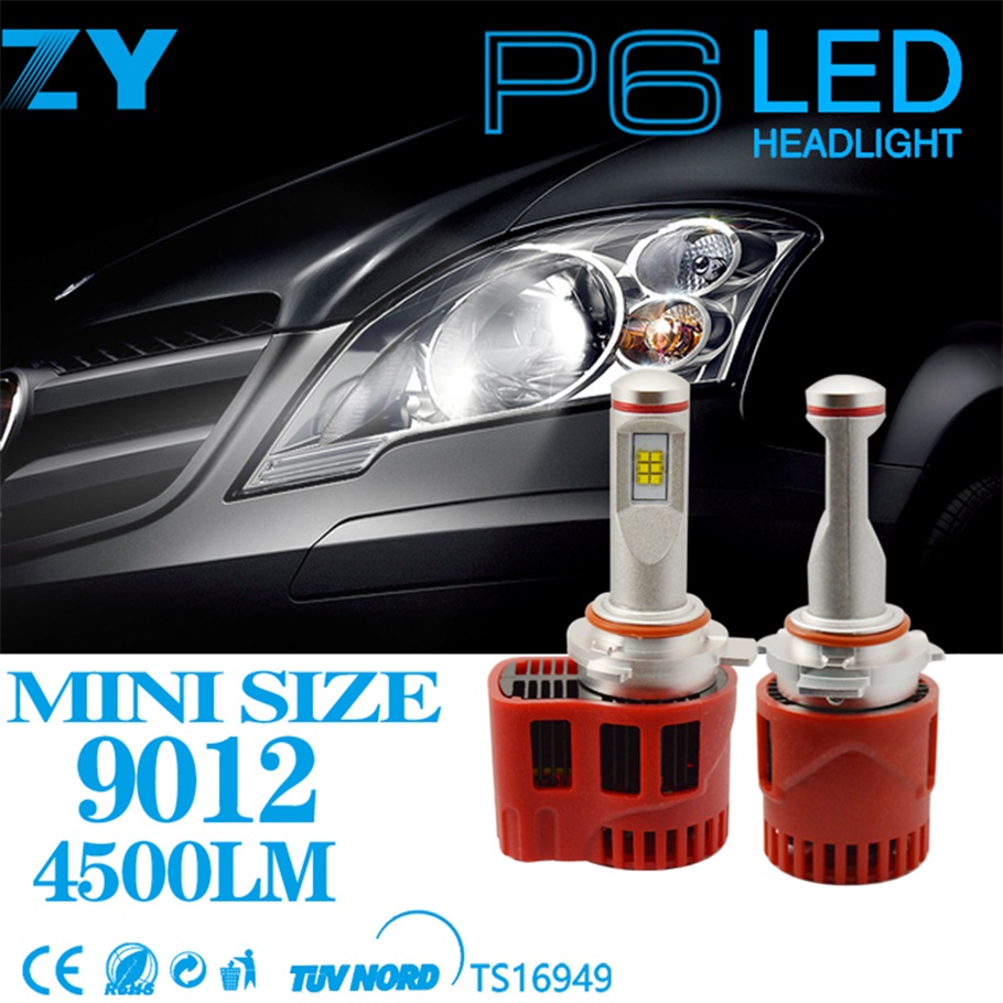 New 2pcs 45W 4500LM Car LED Headlight Conversion Kit 9012 Replace Bulbs headlight lamp 6000k Hot Selling