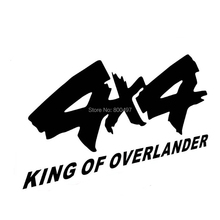 4 x 4 King of Overlander Car Sticker Car Reflective Decal for 4x4 AWD Toyota Chevrolet