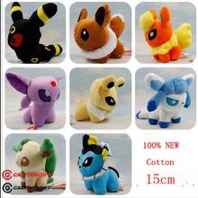 8 styles 5″ Pokemon Plush Toys Umbreon Eevee Espeon Jolteon Vaporeon Flareon Glaceon Pokemon Stuffed Plush doll kids toys
