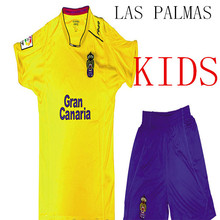 15/16 Las Palmas kits KIDS BOY T-shirts Spain soccer jerseys league home away Camisetas Pants 2016 UD Las Palmas Valeron Araujo