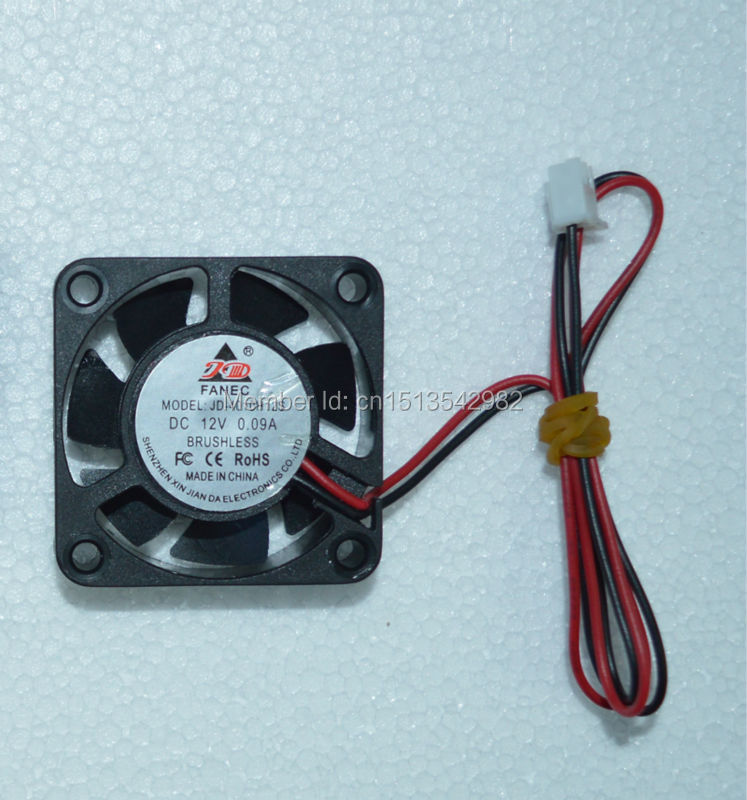 5pcs lot Ultimaker 2 Print Head Fan 40X40X10mm DC12V for 3d Printer accessories cooling Fan
