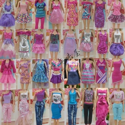 Most Fashionable Girl Dolls Multi style Clothing Suits 1 6 30cm Doll Dress 30Items 10 Dresses