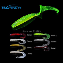 75mm 3.2g 6 soft lure 6 color Free Shipping