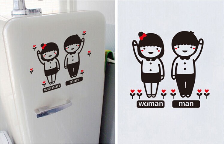 Aliexpress.com: Comprar 2015 precioso aseo pareja Sticker ...