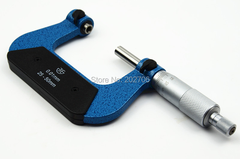 Description Picture 6 of item0-25mm 25-50mm 50-75mm 75-100mm Screw Thread Micrometers  thread micrometer caliper including measuring anvils