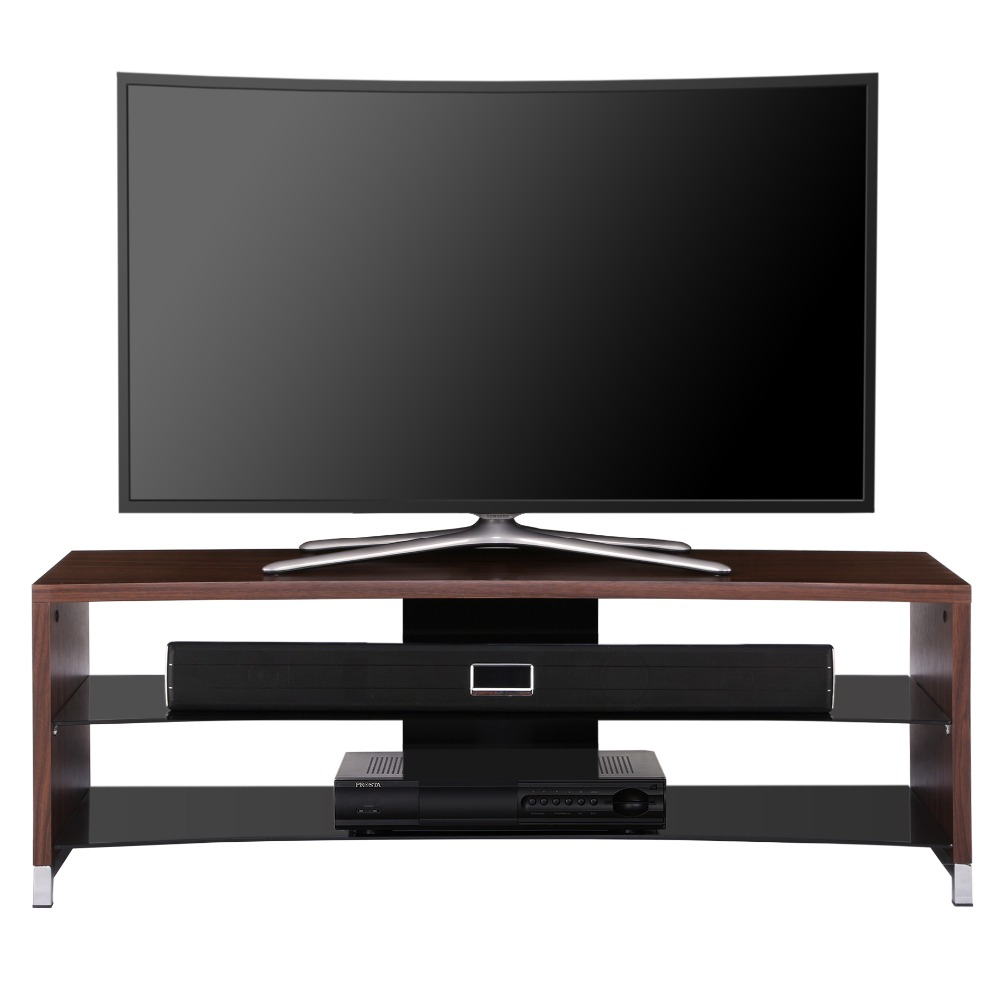 Aliexpress.com : Buy Fitueyes Curved Wooden TV Stand with 
