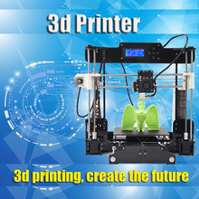 High Precision Reprap Prusa i3 3d DIY Printer kit with 1 Roll 16GB SD card Big
