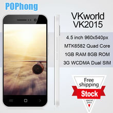 F original Vkworld VK2015 4 5 Inch MTK6582 Quad Core Smartphone Android 5 0 IPS 960