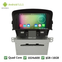 Android 4.4.4 HD1024*600 Quad core 16GB Car DVD Player GPS Navigation System Stereo Radio For Holden Chevrolet Cruze 2008-2014