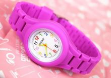 0395 Fashion new 2015 1 Piece watches Wristwatches cute Students Jelly silicone quartz watches children plastic