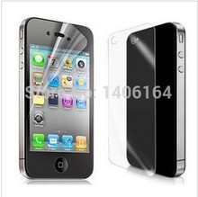 Full body Front and Back LCD Screen Protector Film For apple iphone 4 4s 4g Wholesale